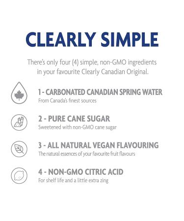 Clearly Canadian Wild Cherry Sparkling Spring Water - 1 Case (12 Bottles x 325mL) - Buy Online on GoSupps.com
