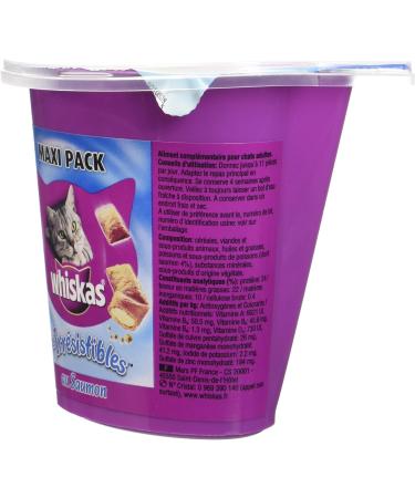 WHISKAS Les Irr sistibles Friandises au Saumon pour Chat - 105 g (Pack de 10) - Friandises Savoureuses pour Chats - Livraison Internationale - Buy Online on GoSupps.com
