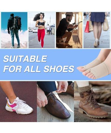 YLYLXIMA Compression Arch Support Sleeves with Gel Pad - Plantar Fasciitis Relief for Flat Feet - Men Women (1 Pair Beige) - Buy Online on GoSupps.com