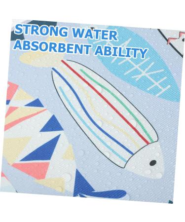 STOBAZA Water Absorbent Bath Mat Water Absorbing Bath Mat Floor Mat Carpet Absorb Water Shower Mat - Buy Online on GoSupps.com