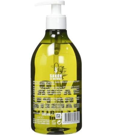 Le Naturel Extra Pure Marseille Olive Oil Soap 500 ml - Buy Online on GoSupps.com