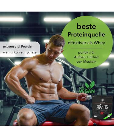Hanfbayer Regional Hemp Protein Powder 1kg - 55% Protein Vegan Water-Soluble Magnesium & Amino Acids - Delicious E-Recipes for Muscle Building - Buy Online on GoSupps.com