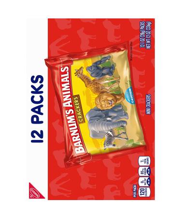 Barnum's Original Animal Crackers 12 Snack Packs - Delicious & Convenient Snacking Option - Buy Online on GoSupps.com