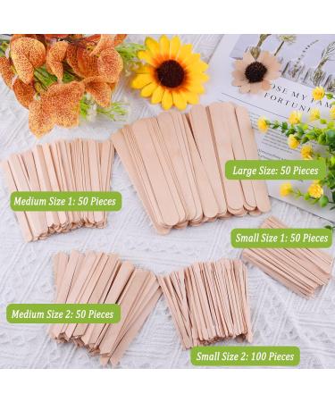 Buy BQTQ 300-Piece Wooden Spatula Set for Hair Removal - Waxing Sticks & Spatels in 5 Styles - Ideal for DIY Waxing - Buy Online on GoSupps.com