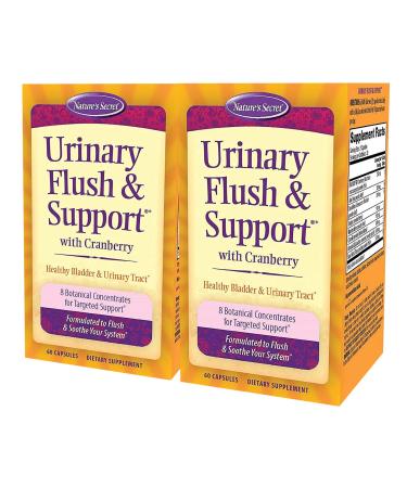 Nature's Secret Urinary Flush & Support 60 Capsules (Pack of 2)