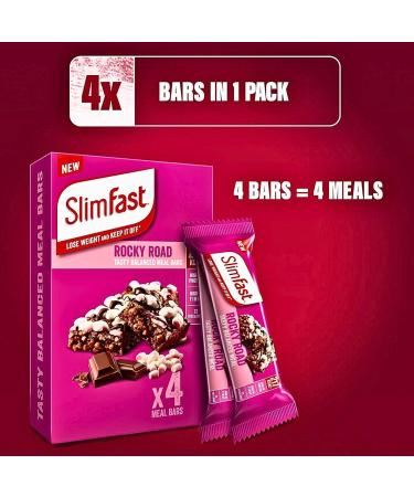Slimfast Meal Replacement for Weight Loss Bundle with 1 x Slimfast Porridge Golden Syrup 1 x SlimFast Rocky Road Meal Bars and 1x SlimFast Choc Orange Bars - Buy Online on GoSupps.com