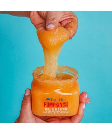 Tree Hut Pumpkin Spice Latte Shea Sugar Scrub - 18 oz | Exfoliating & Hydrating Body Scrub | International Shipping Available - Buy Online on GoSupps.com