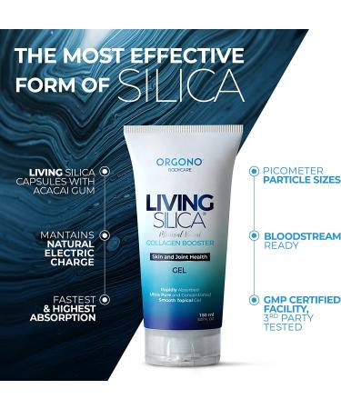 Living Silica Collagen Booster Gel | Skin Supplement for Hydration & Collagen Regeneration | Clinically Proven Formula for Joint & Skin Health - Buy Online on GoSupps.com