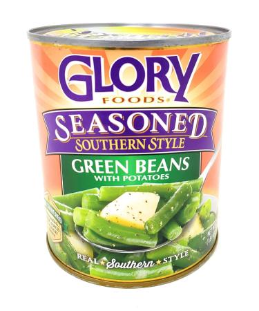 Glory Foods Seasoned Southern Style Green Bean w/Potatoes - 6 Pack (174oz) - Buy Online on GoSupps.com
