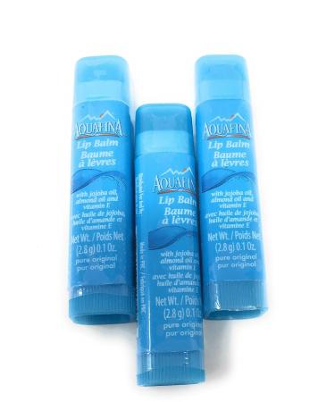 Aquafina Lip Balm - Hydrating Lip Care Set (3 Tubes) - Buy Online on GoSupps.com