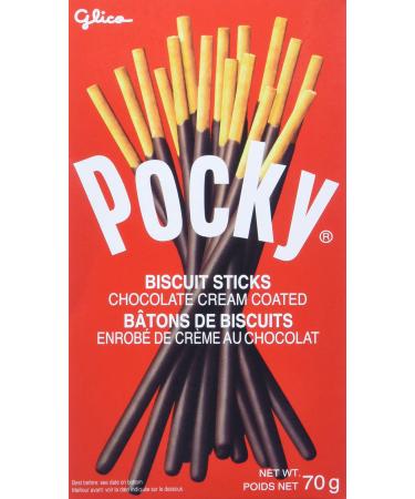 Glico GL55252 Pocky Chocolate Biscuit Sticks 10 Count Chocolate 10 Count (Pack of 1)