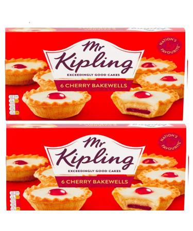 Mr Kipling Cherry Bakewell x 2