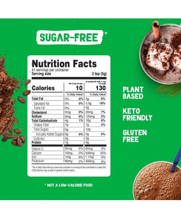 Pyure Organic Sugar-Free Chocolate Drink Mix 7.23 oz (205 g) - Buy Online on GoSupps.com