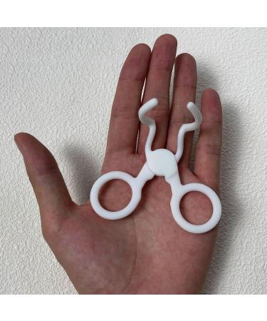 Wear Invisible Lens Aids Invisible Lens Eyelid Stretcher | Eyelid Stretcher for Invisible Lens Invisible Lens Insertion or Remover Eye-Opening Clips Tool White - Buy Online on GoSupps.com