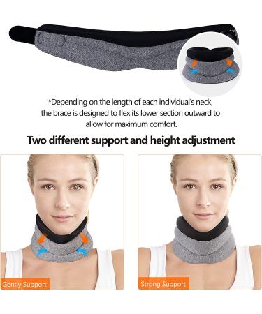 Soft Cervical Collar for Neck Pain Relief | Stabilizes & Aligns Vertebrae | Medium Size for Men & Women | Pack of 1 - Buy Online on GoSupps.com