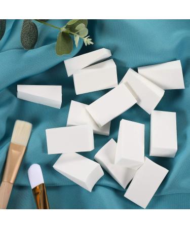 100 Pieces Latex Makeup Foam Wedges | Cosmetic Sponges for Foundation | Beauty Tools (White) - Buy Online on GoSupps.com