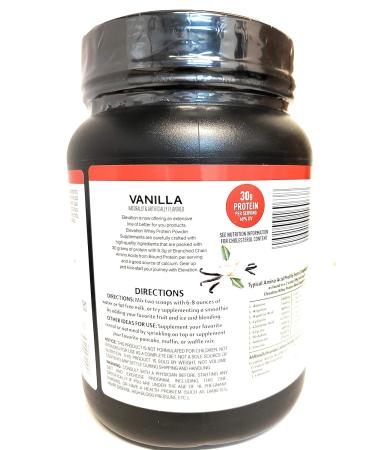 Elevation by Millville Vanilla Protein Powder 32oz pack of 1 - Buy Online on GoSupps.com