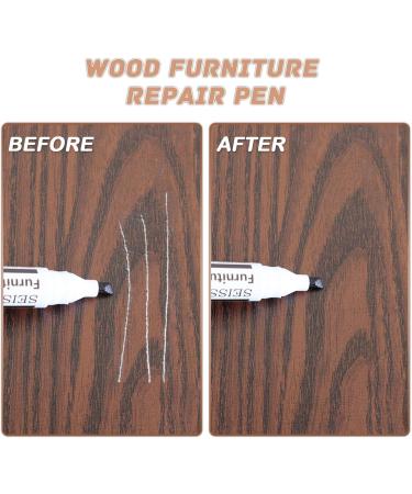 SEISSO Furniture Repair Kit - 42-Piece Wood Fillers Scratch Repair Markers & Wax Sticks - Perfect for Scratches Stains Cabinets & Floors - 12 + 8 + 8 Colors - Buy Online on GoSupps.com