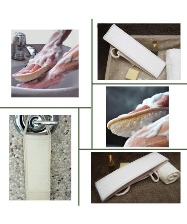 Buy Luffa Sponge Backrubber for Bath & Shower - 100% Natural Luffa Body Pad Set | Dighealth - Buy Online on GoSupps.com
