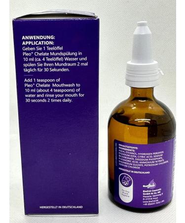 Pleo Chelate Mouthwash - Refreshing Oral Care with Natural Ingredients | International Shipping Available - Buy Online on GoSupps.com