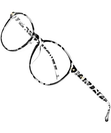 ATTCL Unisex Blue Light Blocking Glasses Men Women Computer Glasses Round Eyeglasses frame Heihua