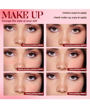 HOSAILY 6 Colors Mini Cream Blush Stick Set Matte Velvet Cream Blush Makeup Lightweight Natural Blendable Face Blush Stick Multi-Use Lip and Cheek Tint Cream Blusher for All Skin Tones - Buy Online on GoSupps.com