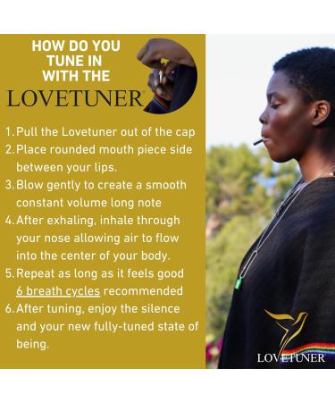 Lovetuner Breathing Necklace - 528 Hz Sound Healing Meditation Device for Anxiety & Stress Relief - Buy Online on GoSupps.com