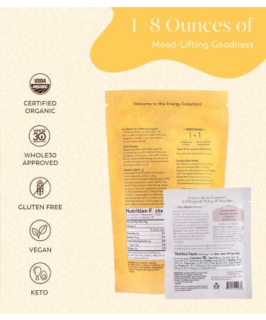 RASA Original Adaptogenic Coffee Alternative & Cr me de la Creamer Bundle | Ayurveda Mushroom Wellness Tonic & Adaptogen Powdered Non-Dairy Creamer with MCT Oil Vegan, Whole 30, Keto (30 Servings) Original + Creamer (30 S  - Buy Online on GoSupps.com