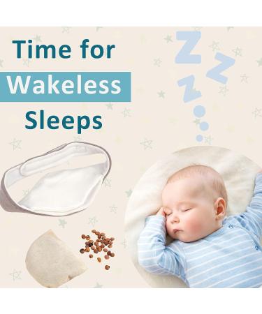 Baby Colic Gas Relief Wrap for Newborns | 100% Cherry Seed Heated Tummy Belt | Soothing Swaddling for Upset Stomach (Gray - Buy Online on GoSupps.com