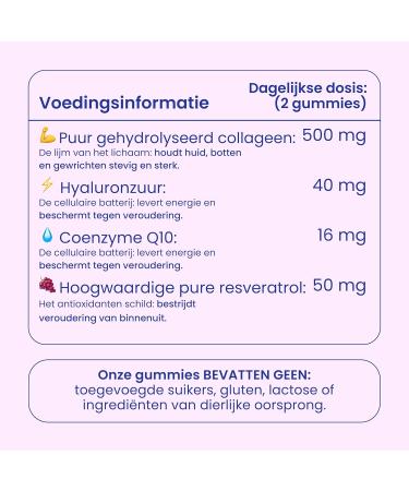 Jelly Pills Collagen 500 mg + Resveratrol Hyaluronic Acid Coenzyme Q10 & Vitamin C 60 Vegan Gummies Without Sugar Strawberry Flavor For Firm & Radiant Skin - Buy Online on GoSupps.com