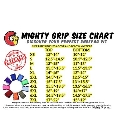 Mighty Grip Pole Dance Full Tacky Knee Climbing Pads - Small Size - Buy Online on GoSupps.com