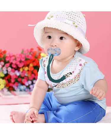 Handmade Pacifier Clips 4 Pack - Baby Holder Leash for Boys and Girls, Metal Clips for Baby and Toddler Pacifiers, Teether Toy - Buy Online on GoSupps.com
