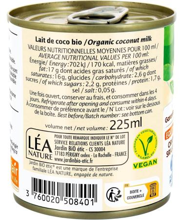 Jardin BiO tic Coconut Milk 225 ml - Buy Online on GoSupps.com