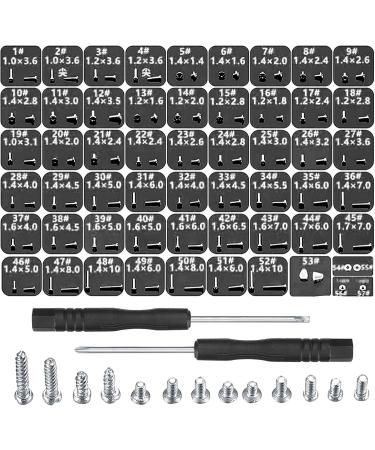 Complete 500-Part Glasses Repair Set with Nasal Cushions Micro Screwdrivers & Tweezers - Perfect for Sunglasses Glasses & Watch Repair - Buy Online on GoSupps.com