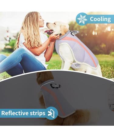 Dog Cooling Vest Cooling Vest for Dogs Adjustable Shoulder Straps Dog Cooling Jacket Breathable Mesh Pet Cooling Ice Vest Cooling Vest for Small Medium and Large Dogs (Pink M) M Pink - Buy Online on GoSupps.com