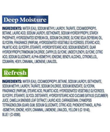 Dove Body Wash Travel Size Variety 6-Pack Refresh Cucumber & Green Tea + Deep Moisture 24H Renewing Moisture for Soft Skin 3 Oz Ea - Buy Online on GoSupps.com