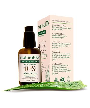 Buy Anti-Aging Serum with 40% Aloe Vera Hydrate & Revitalize Your Skin | International Shipping Available - Buy Online on GoSupps.com