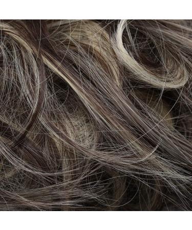 Shop SEGO Hair Part Hair Tie | Curly Hair Extension Updo | Wavy 45g Dark Brown & Blonde #6AH613 - Buy Online on GoSupps.com