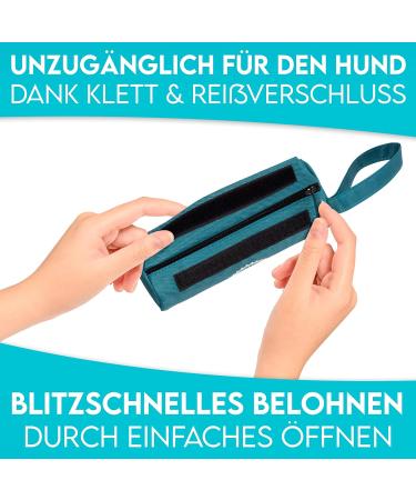 Dog is K nig Feed Bag for Dogs - Dummy for Training | Includes Treats & Training Book | Petrol Blue Training Dummy - Buy Online on GoSupps.com