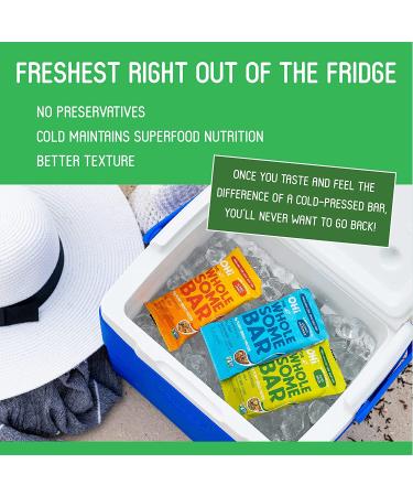 Hi Wholesome Bars Super Green Plant-Based Superfood Energy Bars - Non-GMO, Grain-Free, Gluten-Free, Soy-Free Spirulina Bars - 8 Count Pack - Cold-pressed, Paleo Friendly - Buy Online on GoSupps.com
