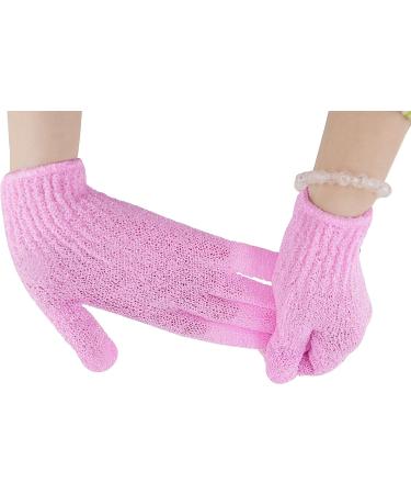 10PCS Exfoliating Bath Gloves for Men and Women - Natural Mitts for Soft and Healthy Skin | 5 Pairs AOLANS Shower Gloves - Buy Online on GoSupps.com