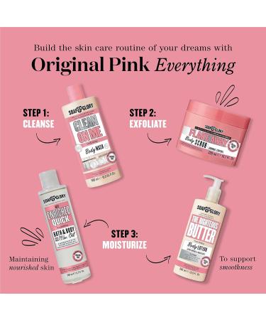 Buy Soap & Glory Original Pink The Scrub Of Your Life - Exfoliating Body Scrub (200ml 2 Pack) - Smoothing Rose & Bergamot Polish with Shea Butter & Vitamin E - International Shipping Available - Buy Online on GoSupps.com