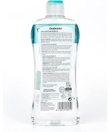 Agua Micelar Bifasica Aloe 400 ml - Babaria - Buy Online on GoSupps.com