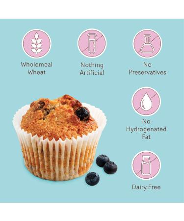 Cookie Crumbles Blueberry Muffin Mix | 225g | No Dairy | No Preservatives | Ready in 30 Minutes | 100% Natural Ingredients | Delicious Blueberry Goodness - Buy Online on GoSupps.com