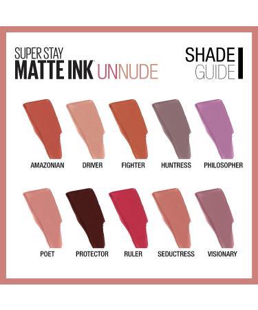 Maybelline Superstay Matte Ink Un-nude Liquid Lipstick Poet 2 Pack - 0.34 Fl Oz (Pack of 2) - Buy Online on GoSupps.com