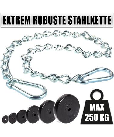C.P.Sports Premium Dip Belt | Professional Dip Belt for Pull-Ups Squats & Strength Training | 250kg Capacity Tear-Resistant Nylon with Steel Chain | Ideal for Gym Workouts - Buy Online on GoSupps.com