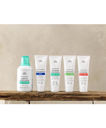 Urtekram Organic Mint Toothpaste with Fluoride - 75ml | Natural Oral Care - Buy Online on GoSupps.com