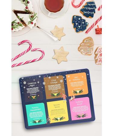 English Tea Shop Organic Premium Holiday Collection North Star Blue Gift Tin 36 Tea Bag Sachets - 6 Different Flavours - Buy Online on GoSupps.com