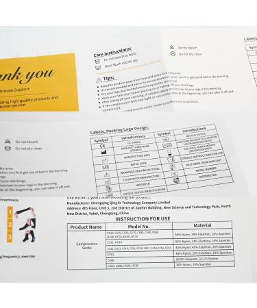 Cambivo Compression Stockings for Men & Women 2 Pairs of Compression Socks for Running Sports Travel & Cycling - L-XL Black & Blue - Buy Online on GoSupps.com