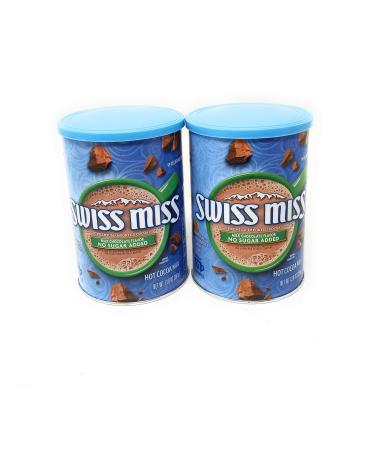 Swiss Miss, Hot Cocoa Mix, No Sugar Added - 13.8 ounce, 2 Pack